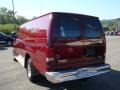 2003 Burgundy Red Metallic Ford E Series Van E350 Super Duty Commercial  photo #5