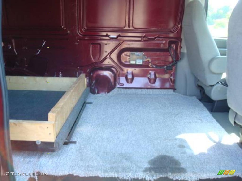 2003 E Series Van E350 Super Duty Commercial - Burgundy Red Metallic / Medium Flint photo #10