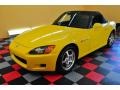 2002 Spa Yellow Honda S2000 Roadster  photo #2