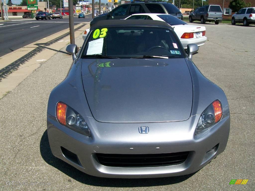 2003 S2000 Roadster - Silverstone Metallic / Black photo #8