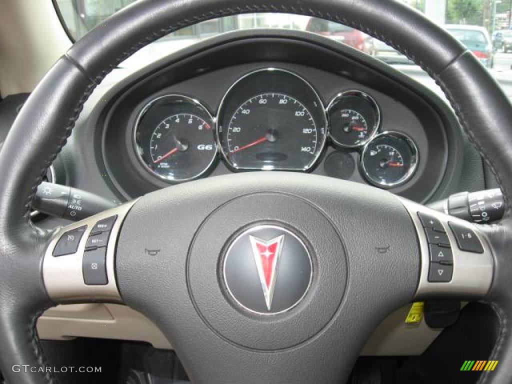 2006 G6 GTP Coupe - Black / Light Taupe photo #17