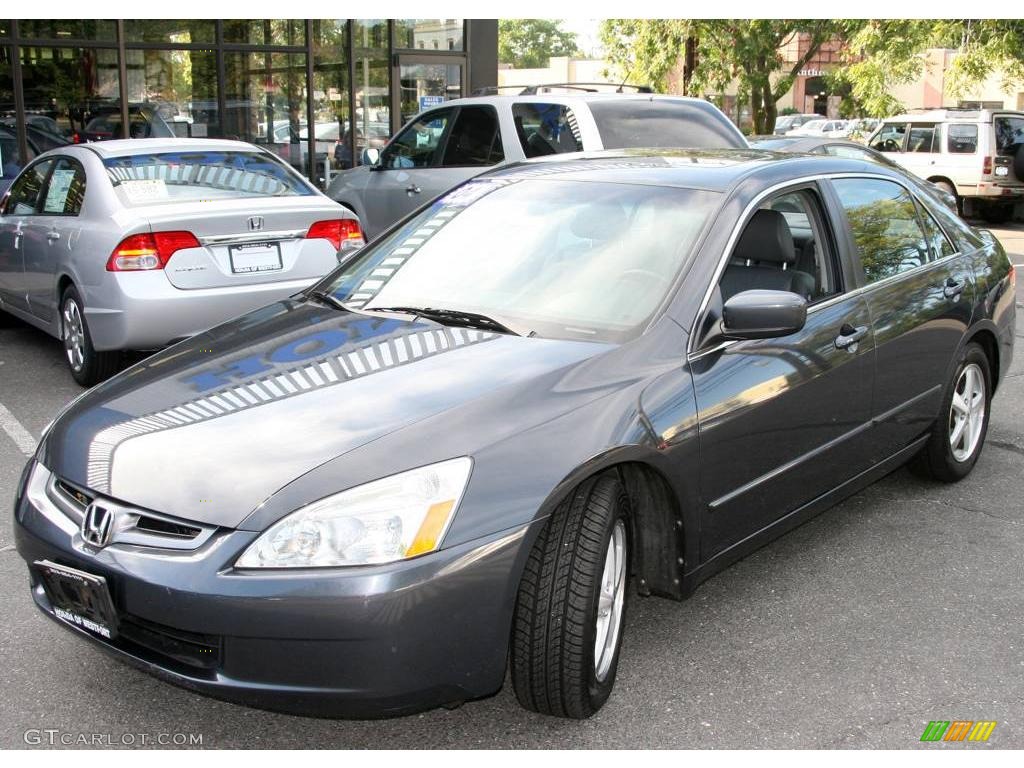 2004 Accord EX-L Sedan - Graphite Pearl / Gray photo #1