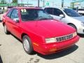1993 Radiant Fire Red Plymouth Sundance Coupe  photo #6