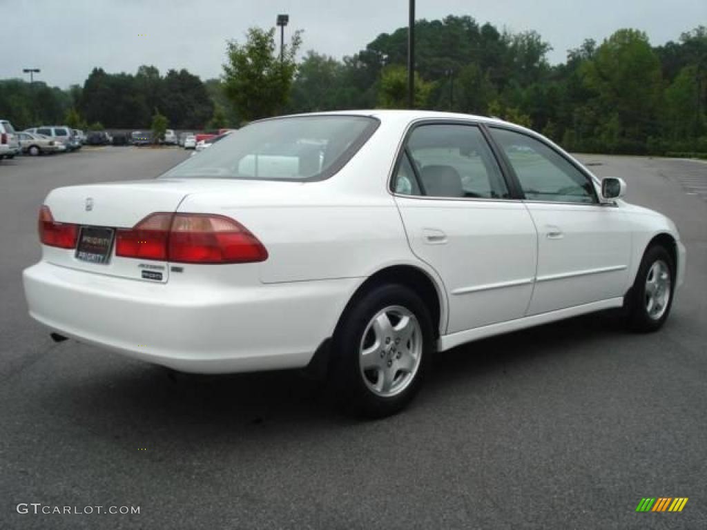 1999 Accord EX V6 Sedan - Taffeta White / Ivory photo #6