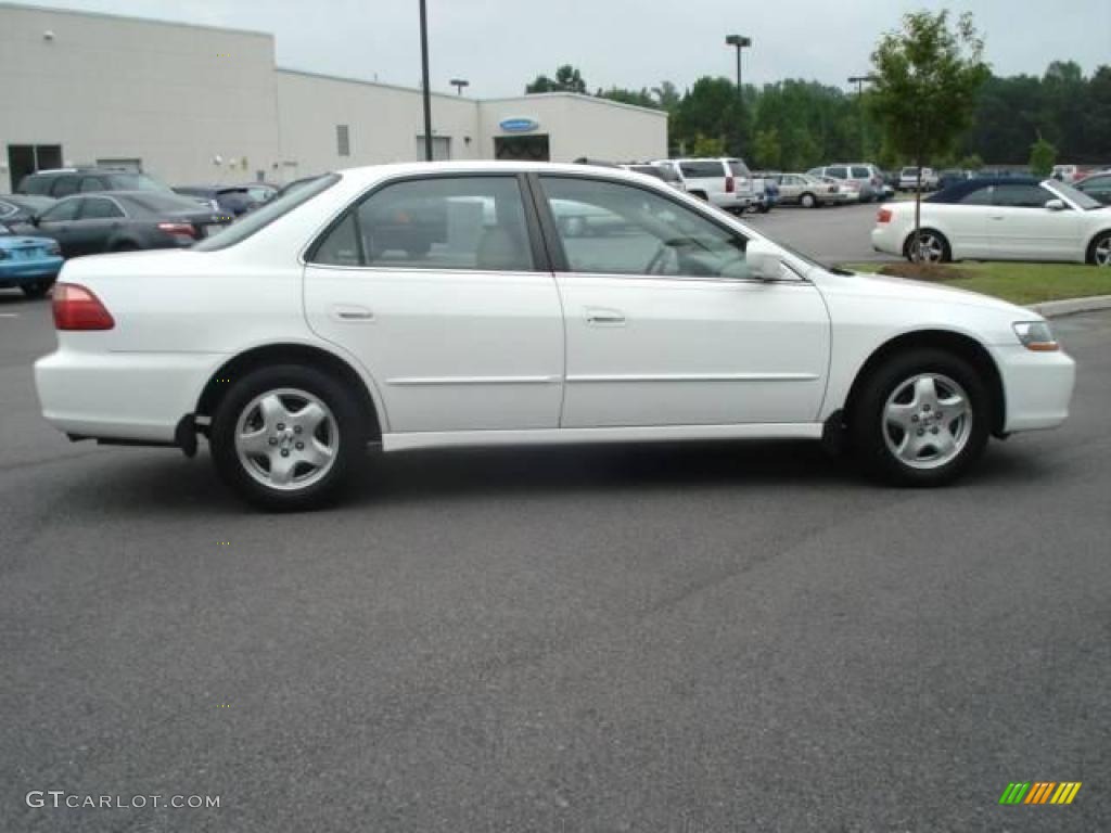 1999 Accord EX V6 Sedan - Taffeta White / Ivory photo #7