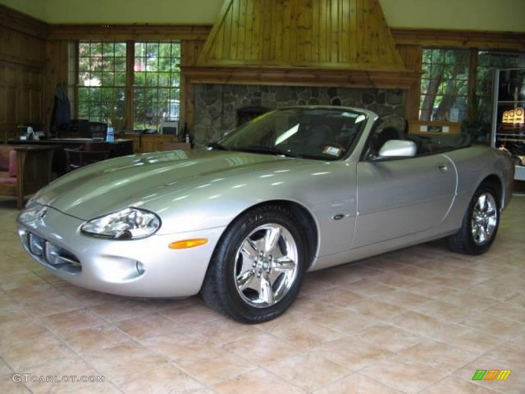 1999 XK XK8 Convertible - Meteorite SIlver Metallic / Charcoal photo #3