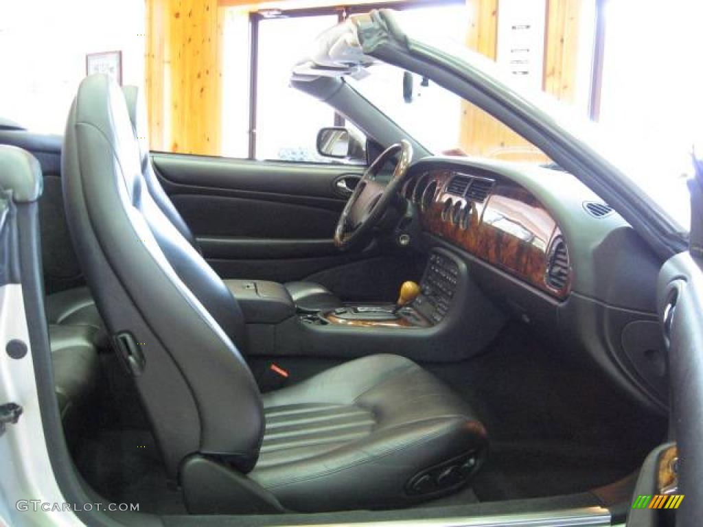 1999 XK XK8 Convertible - Meteorite SIlver Metallic / Charcoal photo #8