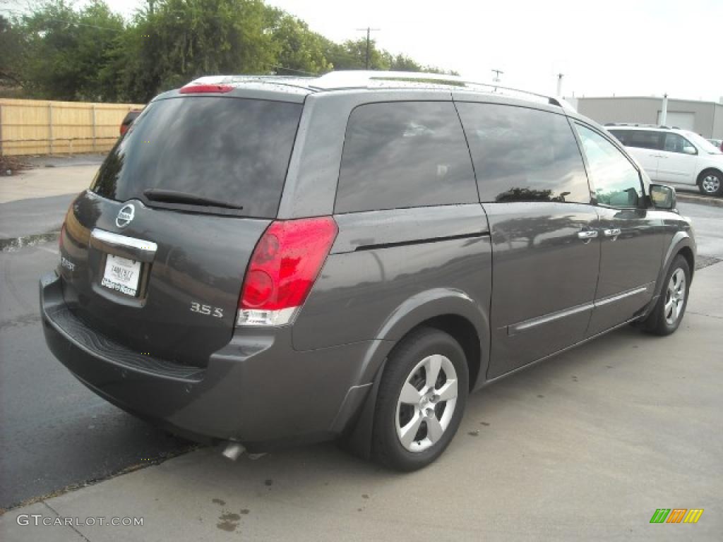 2007 Quest 3.5 S - Smoke Gray Metallic / Gray photo #4