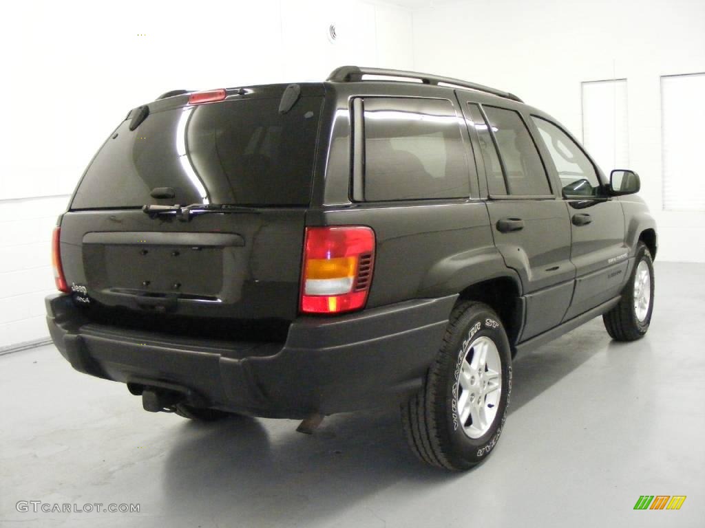 2003 Grand Cherokee Laredo 4x4 - Brilliant Black / Dark Slate Gray photo #4