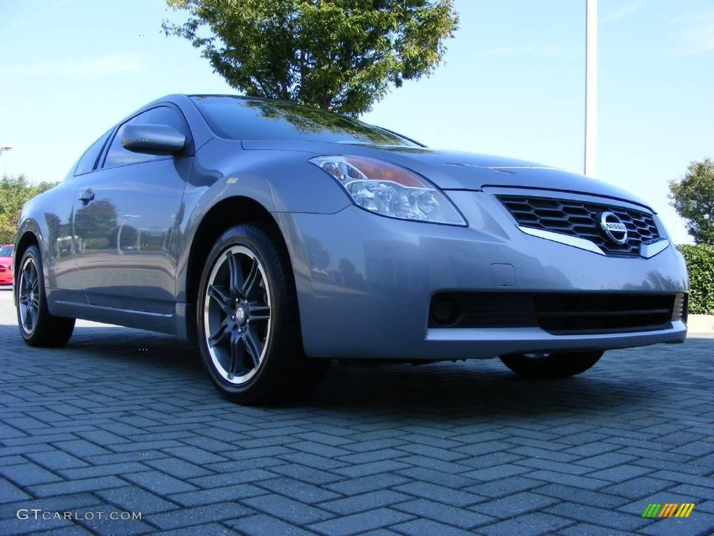 2009 Altima 2.5 S Coupe - Precision Gray Metallic / Charcoal photo #7