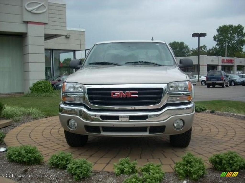 2006 Sierra 1500 SLT Extended Cab 4x4 - Silver Birch Metallic / Dark Pewter photo #3