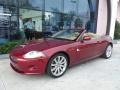 2007 Radiance Red Metallic Jaguar XK XK8 Convertible  photo #1