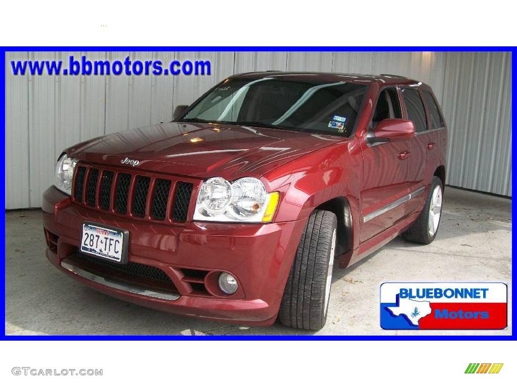 2007 Grand Cherokee SRT8 4x4 - Red Rock Crystal Pearl / Medium Slate Gray photo #1