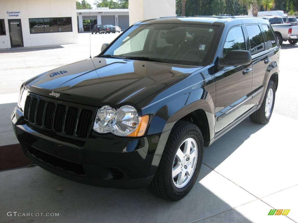 2008 Grand Cherokee Laredo - Black / Dark Slate Gray photo #1