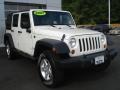 2007 Stone White Jeep Wrangler Unlimited X 4x4  photo #7