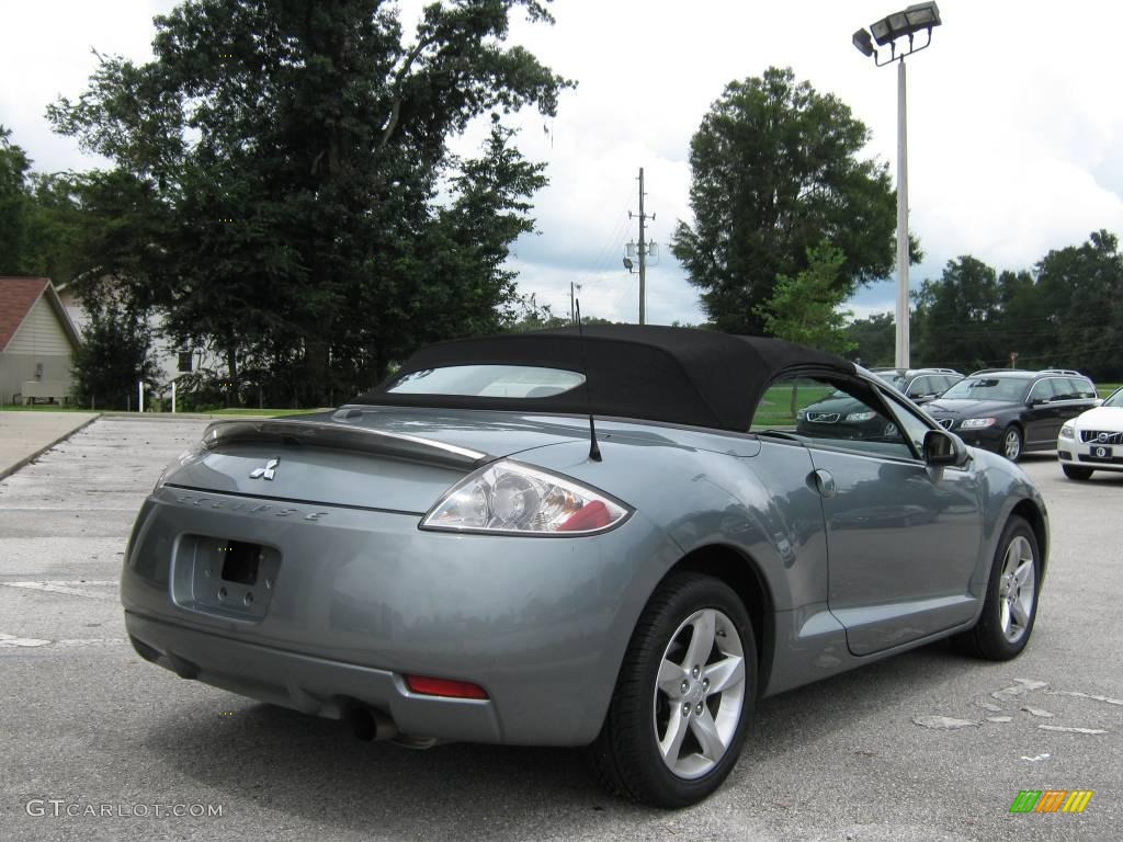 2008 Eclipse Spyder GS - Satin Meisai Gray Pearl / Dark Charcoal photo #3