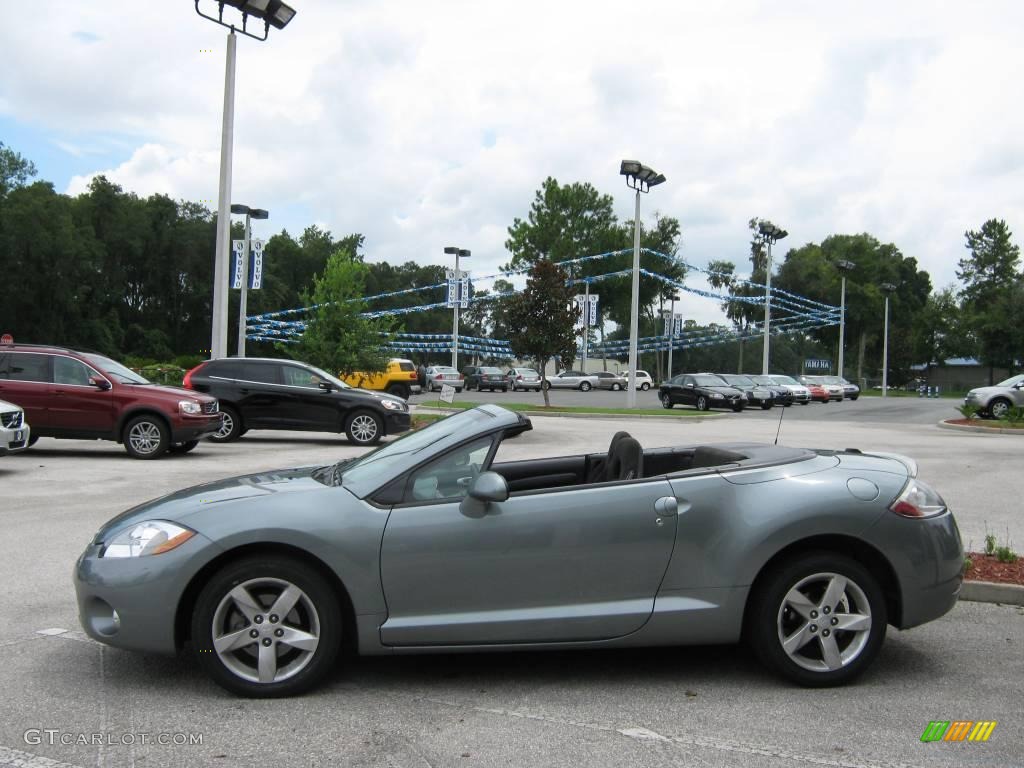 2008 Eclipse Spyder GS - Satin Meisai Gray Pearl / Dark Charcoal photo #10