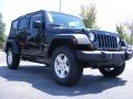 2009 Black Jeep Wrangler Unlimited X 4x4  photo #4