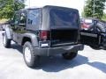 2009 Black Jeep Wrangler Unlimited X 4x4  photo #8