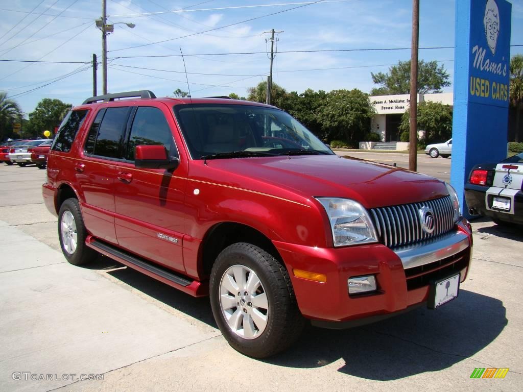 2008 Mountaineer  - Vivid Red Metallic / Camel photo #2