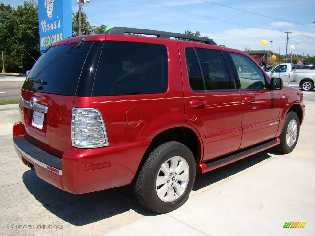 2008 Mountaineer  - Vivid Red Metallic / Camel photo #5