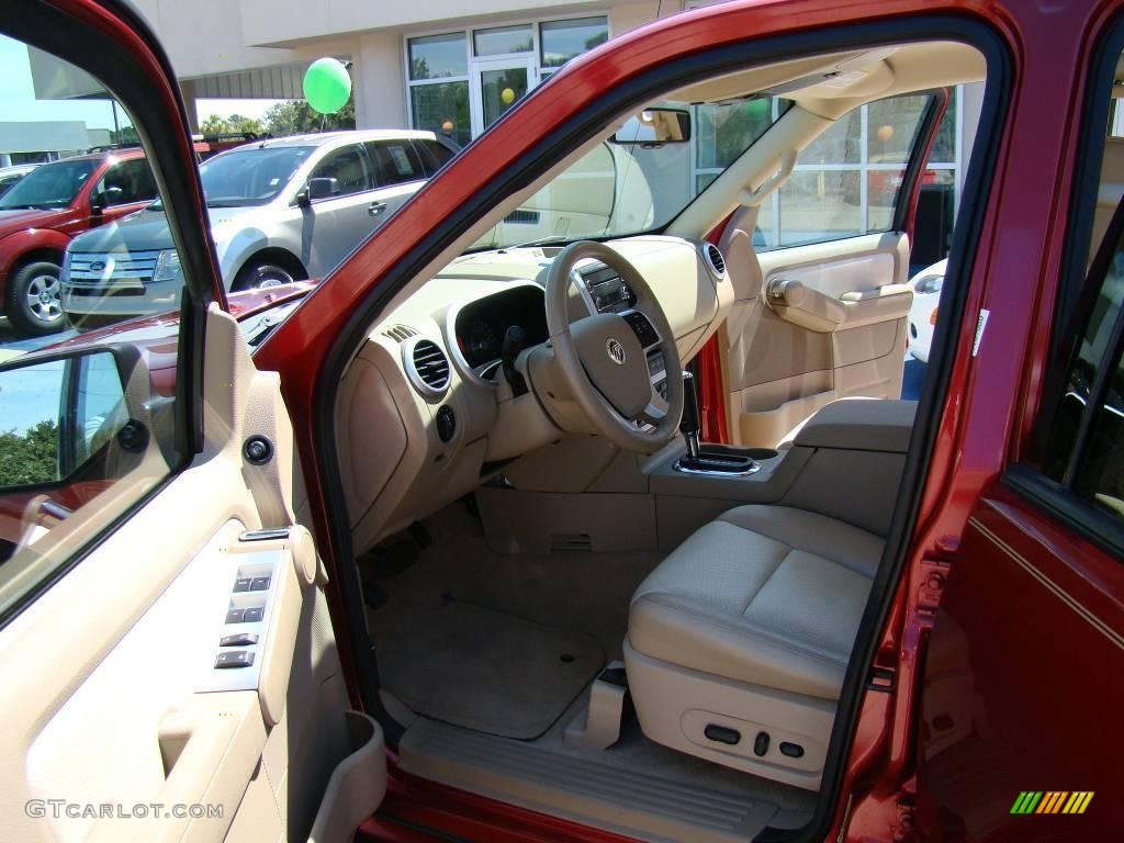 2008 Mountaineer  - Vivid Red Metallic / Camel photo #9