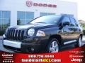 Brilliant Black Crystal Pearl 2009 Jeep Compass Limited