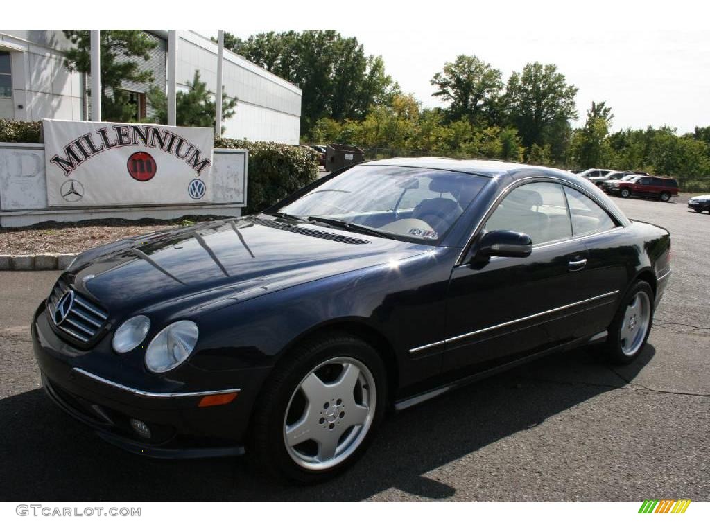 2002 CL 500 - Capri Blue Metallic / Java photo #1