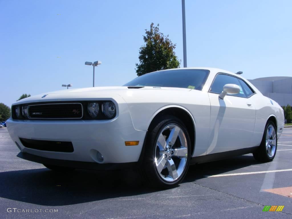 2010 Challenger R/T - Stone White / Dark Slate Gray photo #1