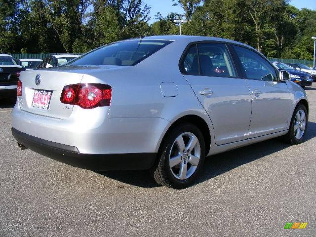 2008 Jetta S Sedan - Reflex Silver Metallic / Anthracite Black photo #5