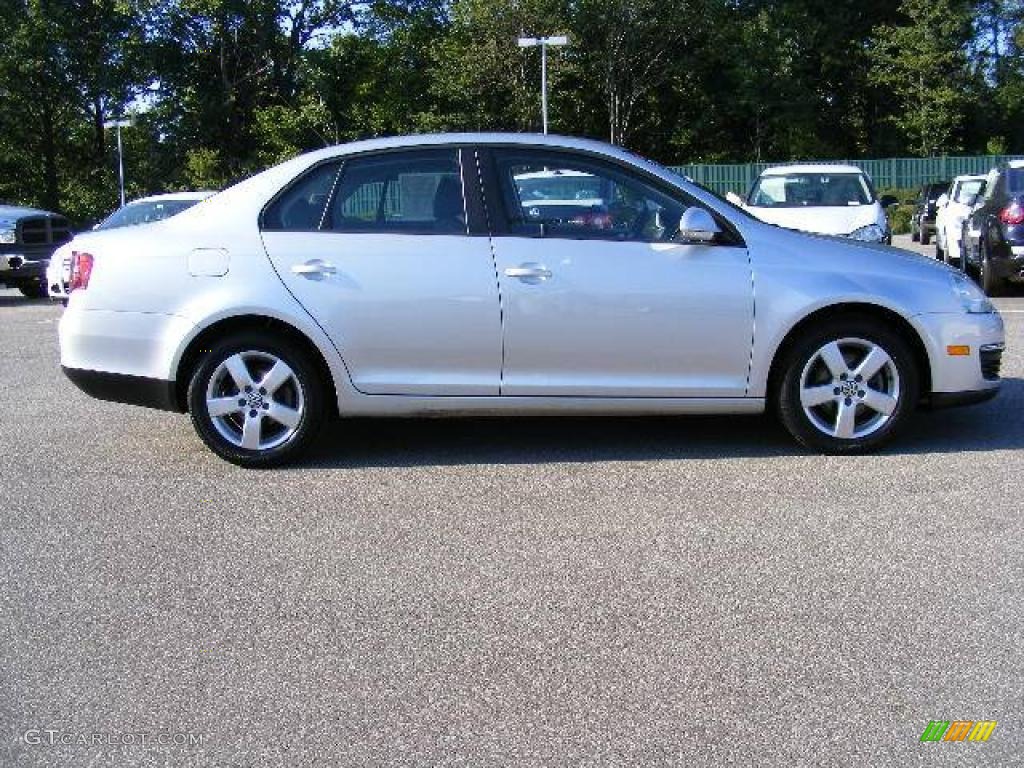 2008 Jetta S Sedan - Reflex Silver Metallic / Anthracite Black photo #6