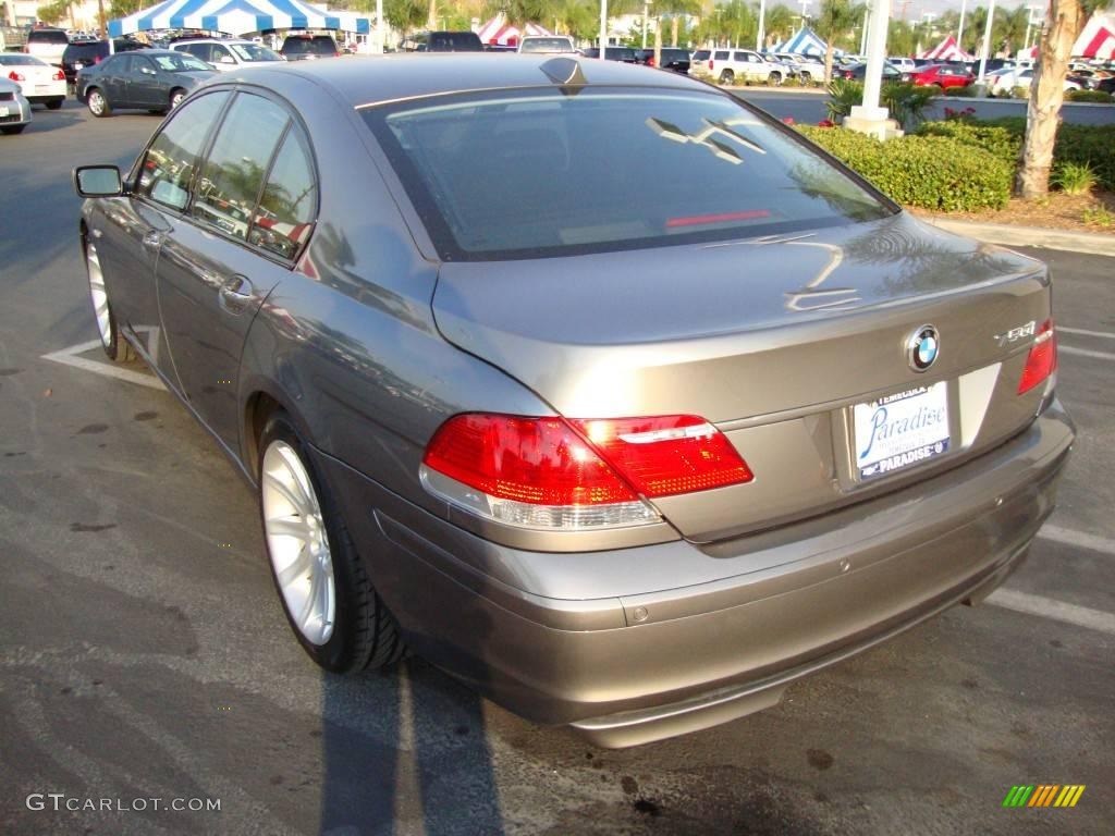 2006 7 Series 750i Sedan - Sterling Grey Metallic / Black/Black photo #2