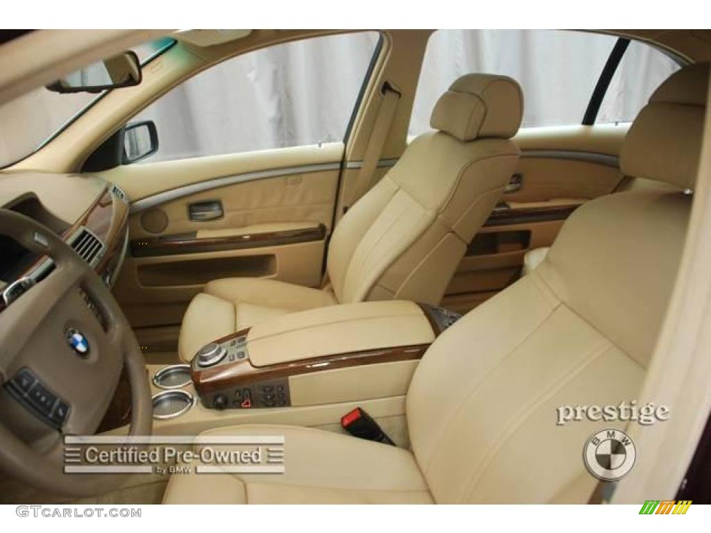 2006 7 Series 750Li Sedan - Barbera Red Metallic / Dark Beige/Beige III photo #7