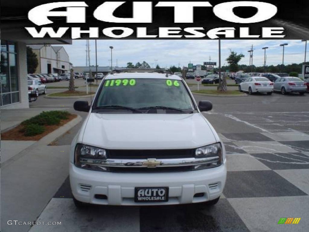 2006 TrailBlazer LS - Summit White / Light Gray photo #2