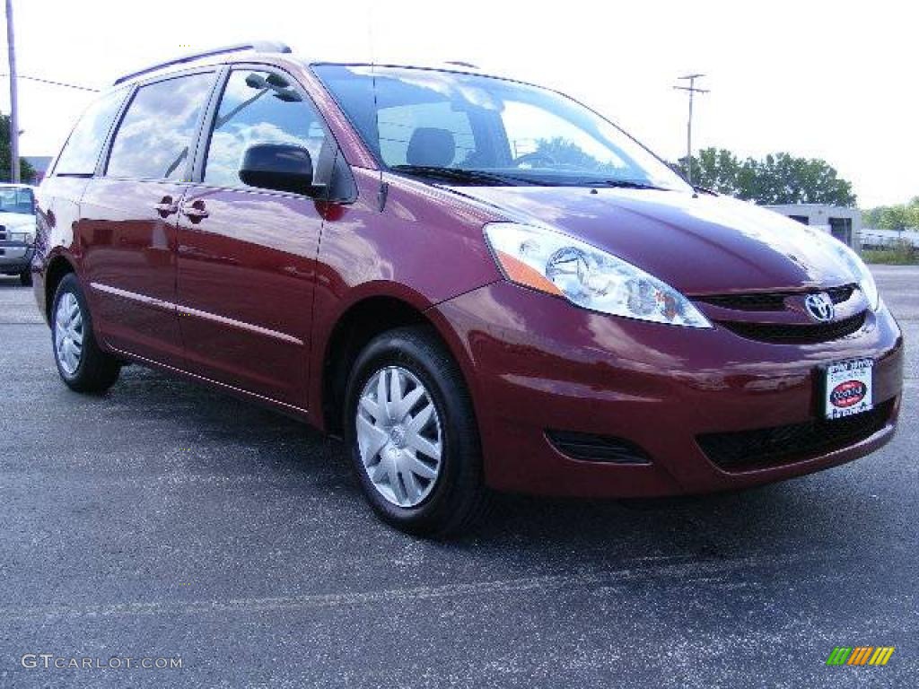 Salsa Red Pearl Toyota Sienna