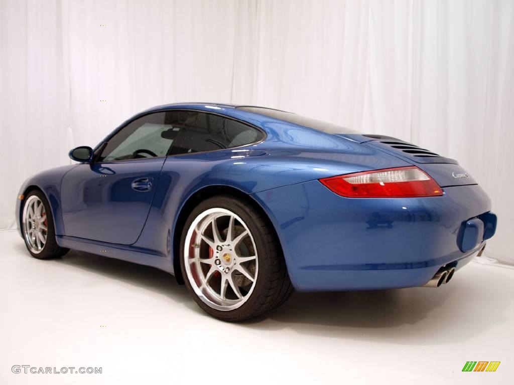 2006 911 Carrera S Coupe - Cobalt Blue Metallic / Stone Grey photo #6