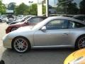 2009 Arctic Silver Metallic Porsche 911 Carrera S Coupe  photo #4