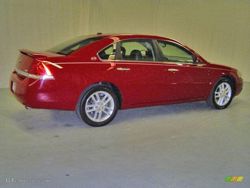 2008 Impala LTZ - Precision Red / Ebony Black photo #8