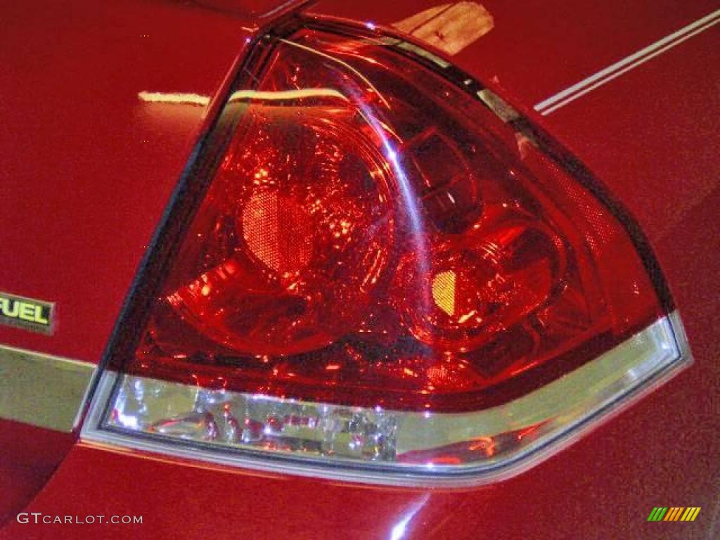 2008 Impala LTZ - Precision Red / Ebony Black photo #18