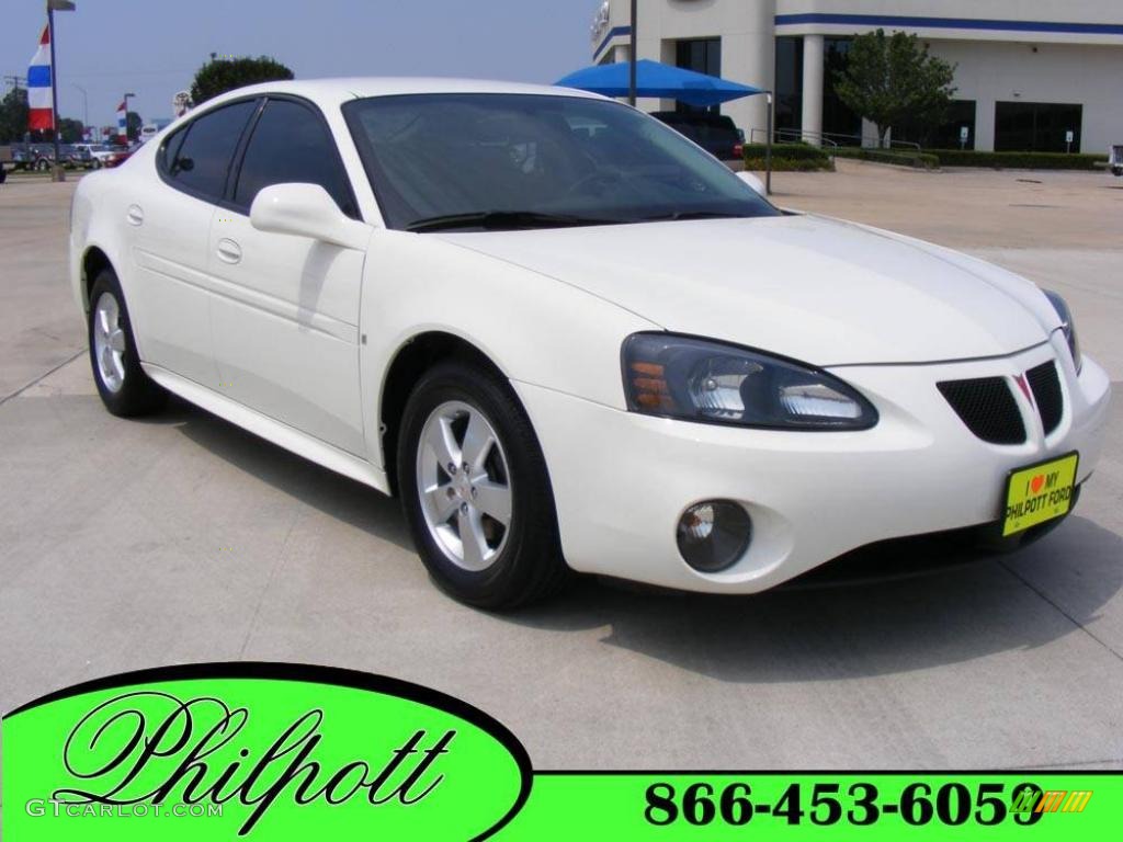 2008 Grand Prix Sedan - Ivory White / Ebony photo #1