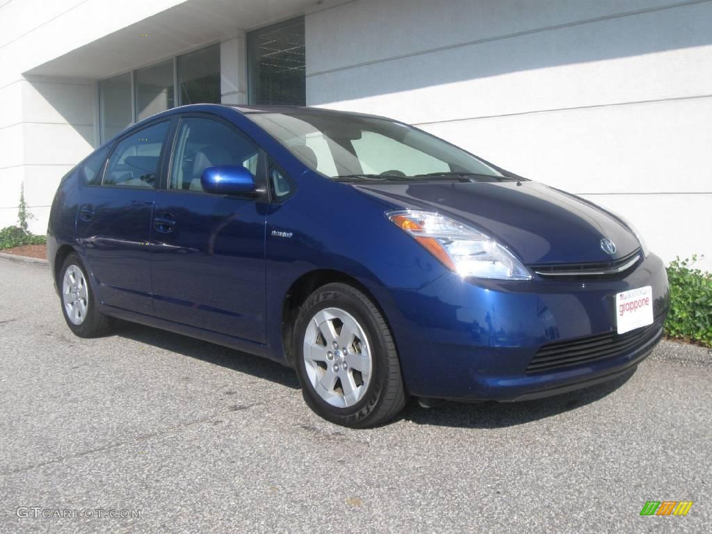 2008 Prius Hybrid - Spectra Blue Mica / Gray photo #1