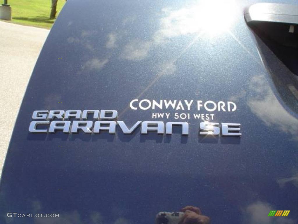 2008 Grand Caravan SE - Modern Blue Pearl / Medium Slate Gray/Light Shale photo #12