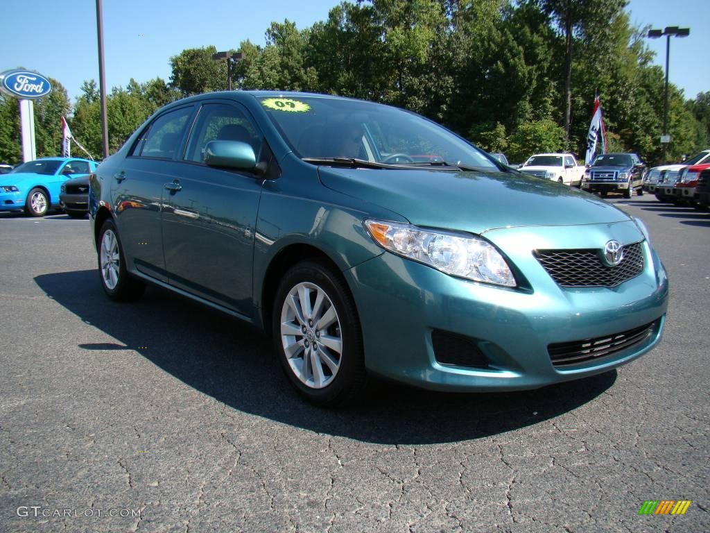 2009 Corolla LE - Capri Sea Green Metallic / Ash photo #1