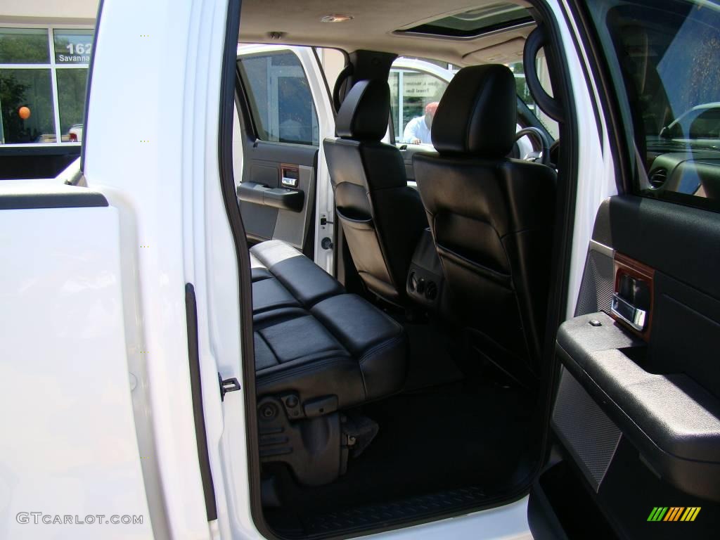 2005 F150 Lariat SuperCrew 4x4 - Oxford White / Black photo #12