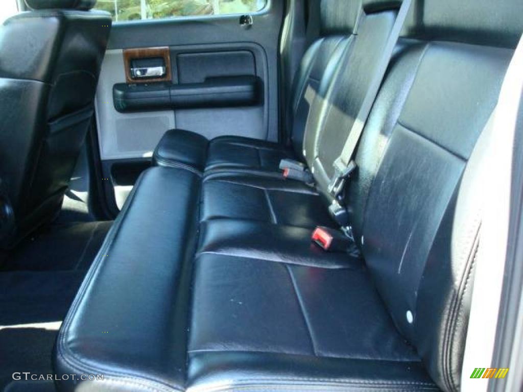 2004 F150 Lariat SuperCrew 4x4 - Black / Black photo #53