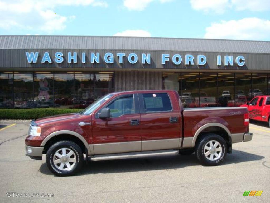 2005 F150 King Ranch SuperCrew 4x4 - Dark Copper Metallic / Castano Brown Leather photo #1