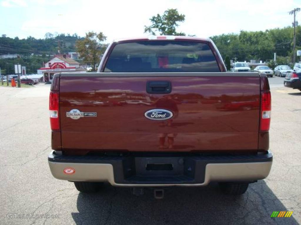 2005 F150 King Ranch SuperCrew 4x4 - Dark Copper Metallic / Castano Brown Leather photo #3