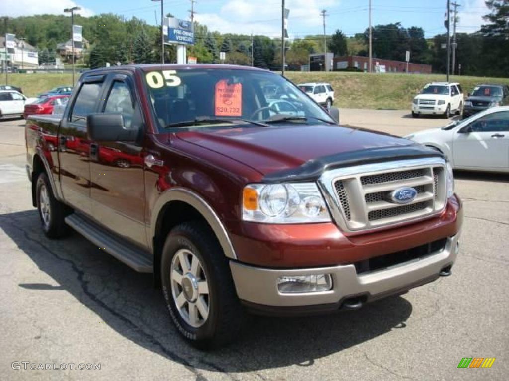 2005 F150 King Ranch SuperCrew 4x4 - Dark Copper Metallic / Castano Brown Leather photo #6