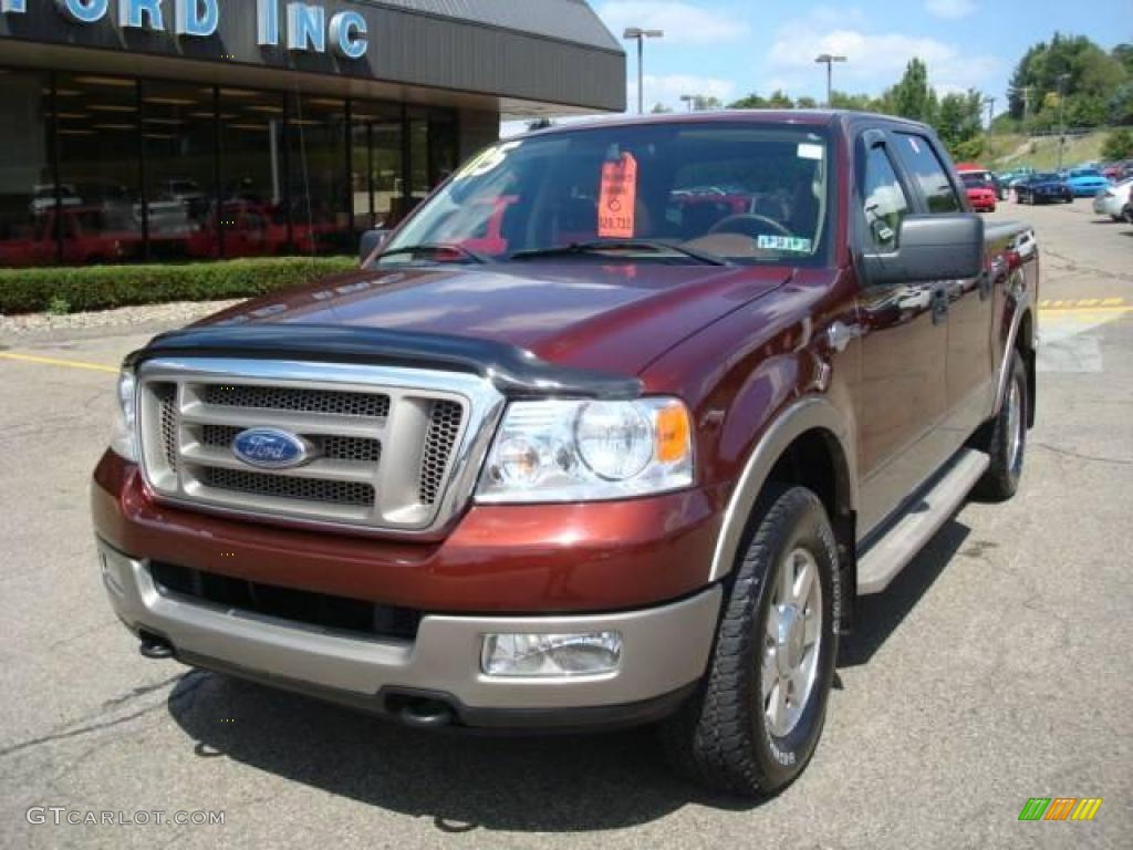 2005 F150 King Ranch SuperCrew 4x4 - Dark Copper Metallic / Castano Brown Leather photo #11