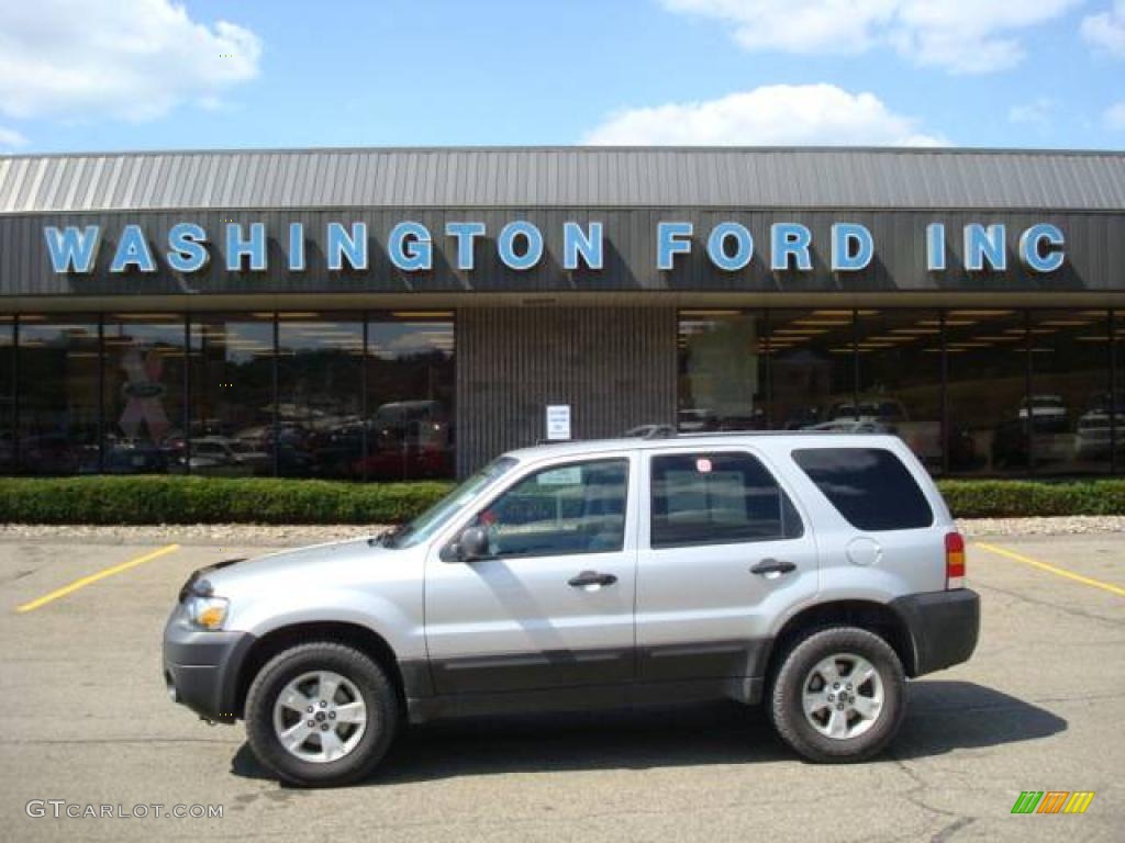 Silver Metallic Ford Escape